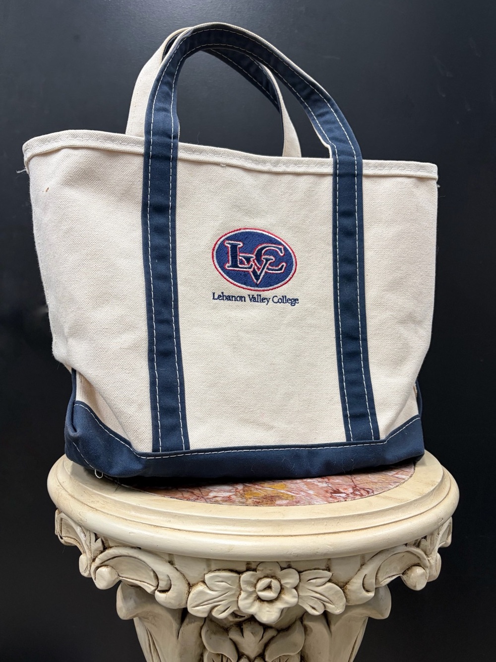 LL Bean Boat and Tote Bag With Design